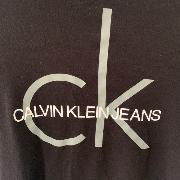 Calvin Klein Jeans T Shirt Black - Picture 2 of 4
